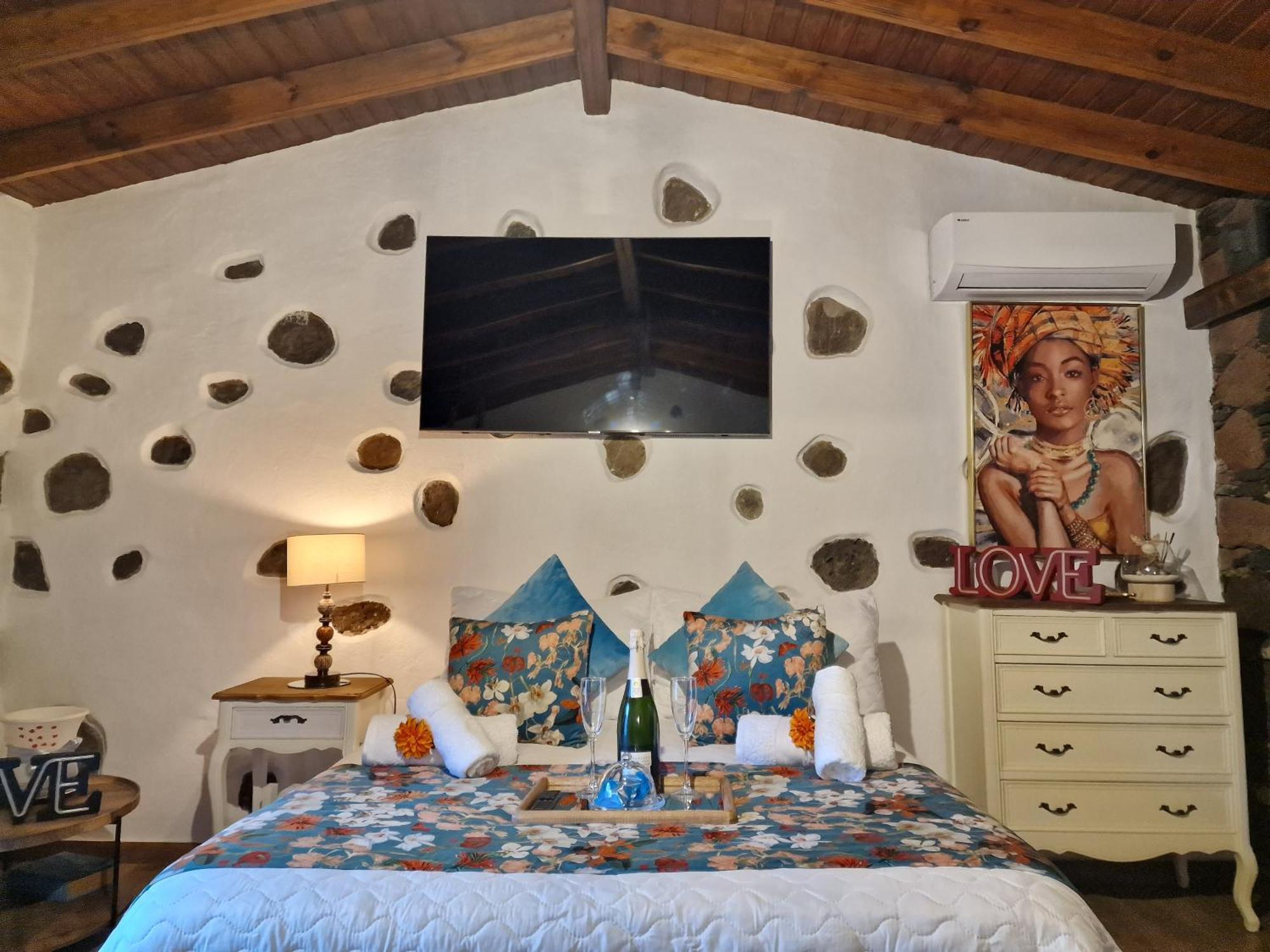 Romantic Casa Rural La Molinera Santa Lucia Exteriör bild